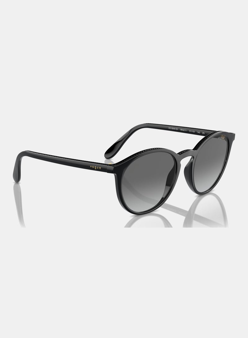 Vogue Full Rim Round Sunglasses 0VO5544SI - Image 3